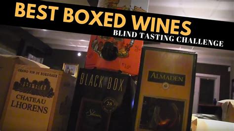 boxed wine bottled blind taste test|i tried 9 box wines.